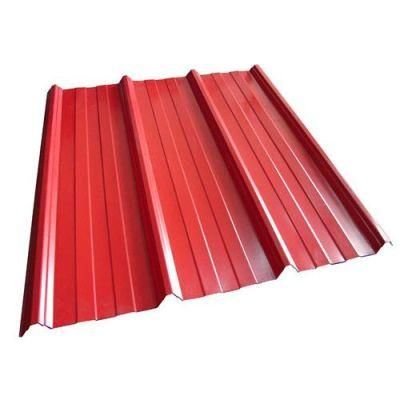 Galvanized Zinc Color 0.3mm Thickness Coated Corrugated Steel Roofing Sheet for Construction Materials