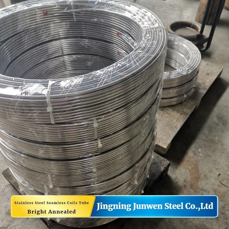 Brilliant Annealed Stainless Steel Seamless Coils Tube