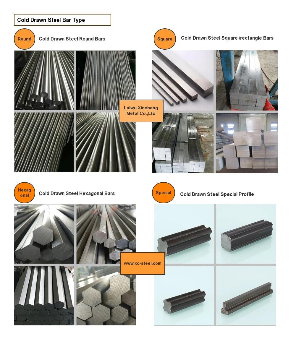 ASTM SAE 1045 Steel Equivalent / S45c C45 Cold Drawn Round Steel Bars