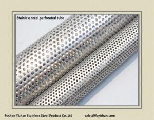 Ss409 76*1.2 mm Muffler Exhaust Stainless Steel Perforated Pipe