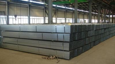 New Design Hot Sale Mild ERW Square Steel Pipe Tube Size Gi Galvanized Rectangular Steel Pipe