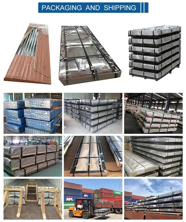 Housing Galvanized Panel Roofing Panel Z100 Gi Corrugated Panel Building Material Panel Housing Material Gi Panel Dx51d Dx52D Dx53D Dx54D