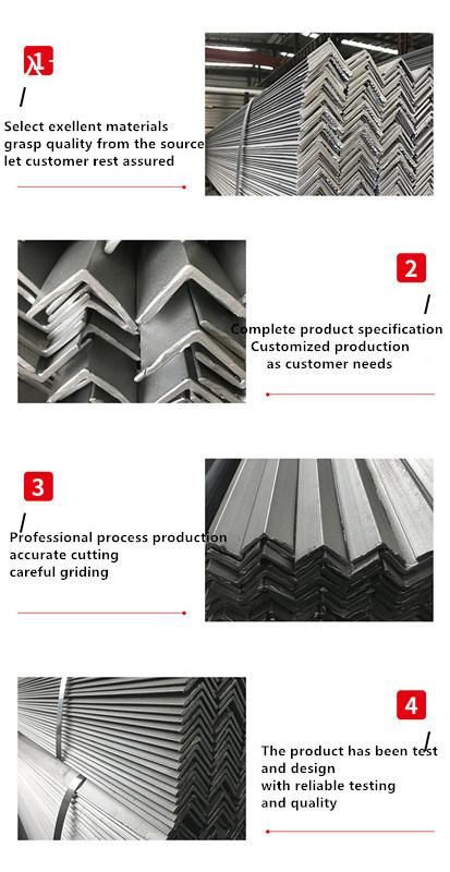 Hot Rolled Q345 Q235 Galvanized Angle Bars Metal Steel Carbon Steel Angle Bar