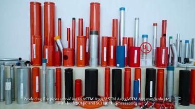ASTM A795 Red Painted Fire Fighting Steel Pipes From Weifang East