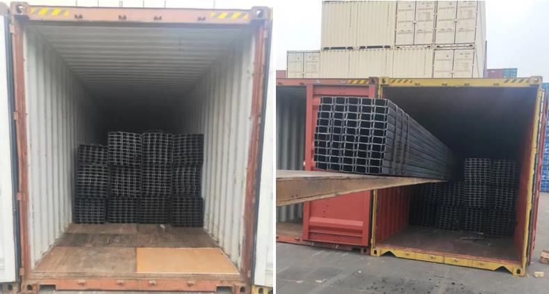 Hot Sale Channel Structural Steel Standard Size C Beam Channel Steel