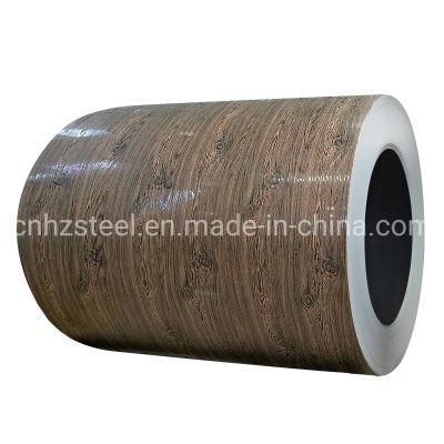 Wood Coils Dx51d Zinc Coated PPGI Prepainted Galvanized Steel Coil