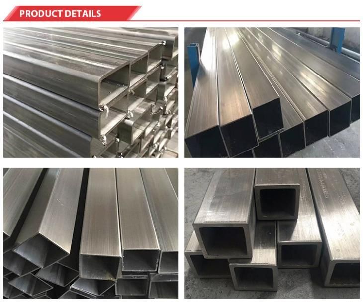 Factory Price Stainless Steel Hollow Section Pipe / Stainless Steel Square Tube Rectangle Steel Pipe Stainless Steel Tube Steel Stainless Steel Pipe Price