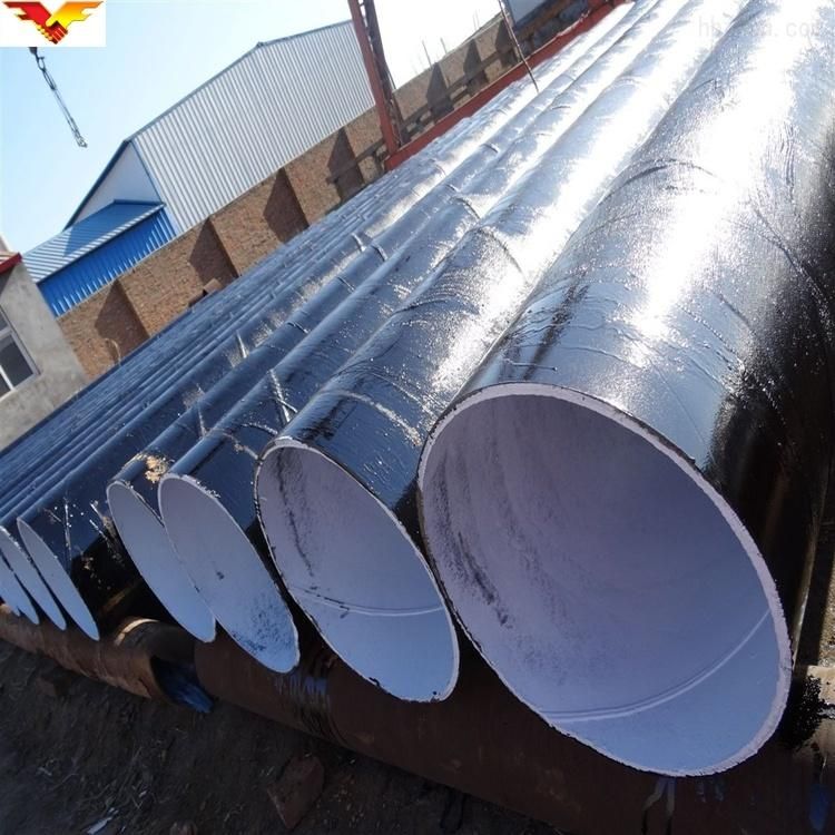Low Price Hot Sale API 5L Black Painted Spiral Welded Steel Pipe