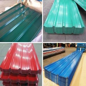 Color Coated or Galvanized Full Hard Corrugated Steel Roofing Sheet