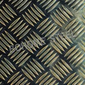 Hot Rolled Carbon Steel Plate (Q235B), Checkered Steel Plate