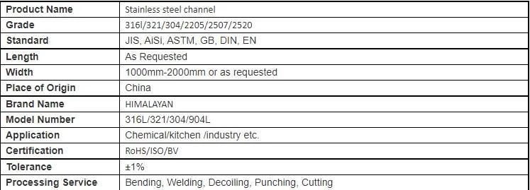 Construction Material Unistrut Channel Price, Cold Rolled C Channel Steel, Metal Furring Channel Sizes