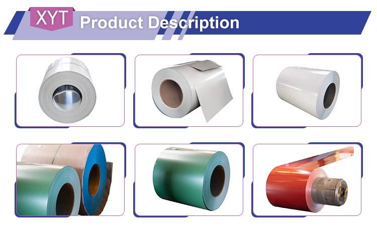 High Quality Ral Colors 0.45X1250mm G550/CGCC/TDC51D+Z Galvanized Prepainted Steel Coil