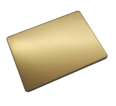 Best Price Ti Gold PVD Coating Ba 2b Hl No. 4 Satin 8K Finished 1219X3048mm Austenitic Stainless Steel Sheet