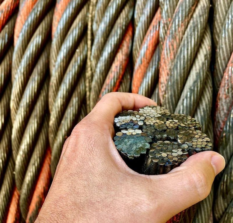 Drilling Eqipment Parts Steel Wire Rope 6X7, 6X19, 6X37, 6X12+7FC 6X36 4V39s