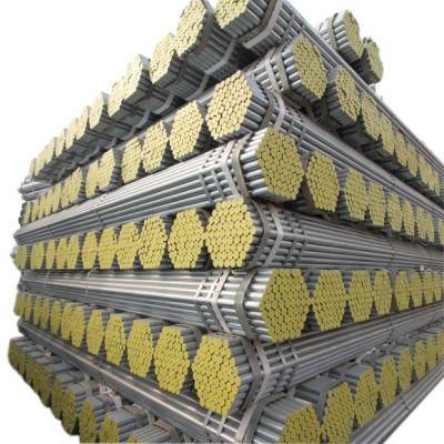 Q235 Grade Steel Pipe ERW Round Gi Steel Pipe 1.5 Inch Used for Structure