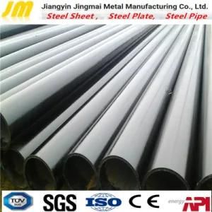 Sch40 ERW Black Welded Steel Tubing/Round Hollow Section Steel Pipe