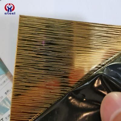 Golden Stainless Steel Plate 304 316