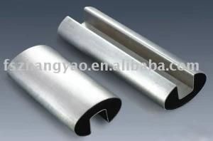 304, 316 Mirror Polished Stainless Steel Oval Tube for Railing