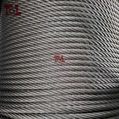 AISI 316 Stainless Steel Wire Rope 7X7 6mm