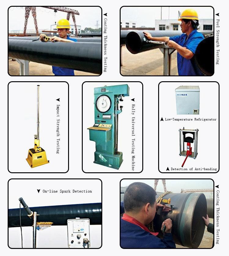 Od500mm 3PE External Coating Welded Steel Pipe for Oil Gas