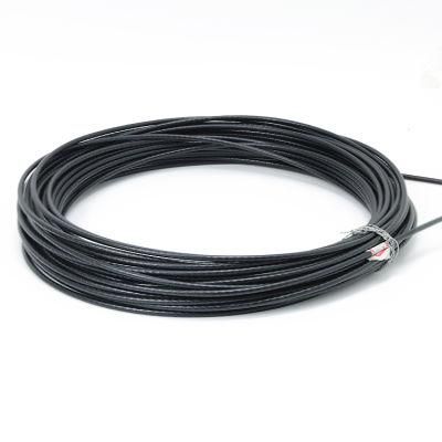 Black Plastic Coated Wire Rope Farm Isolation Fence