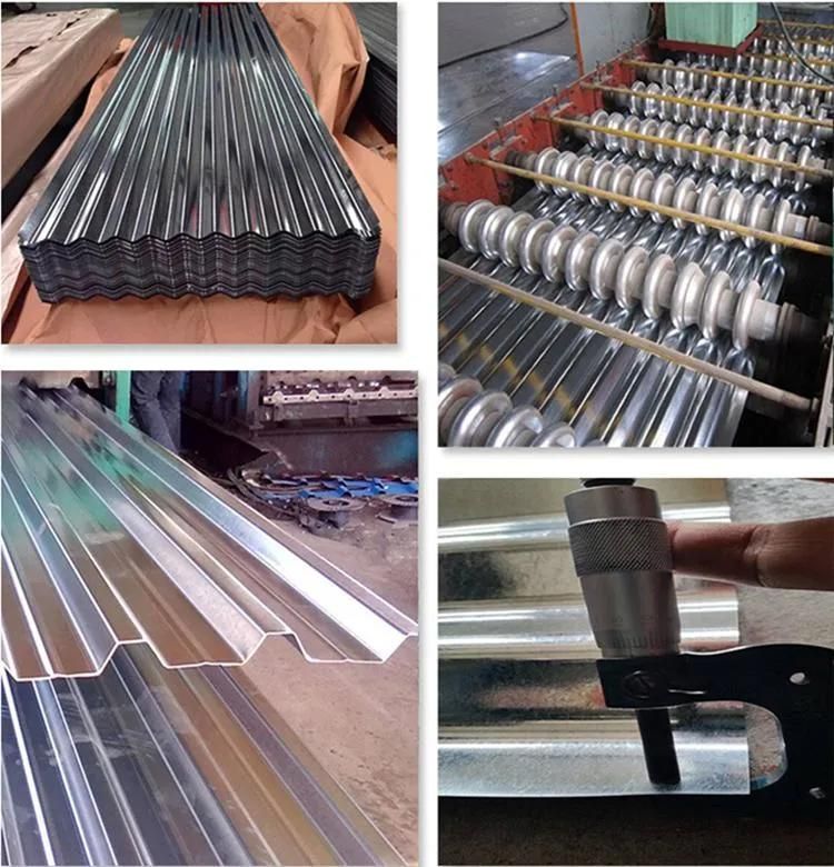 Embossed Color Coated PPGI Corrugated Metal Roofing Sheet Gi Iron Plate Price