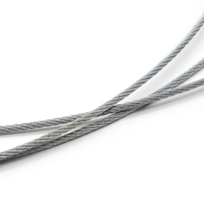 7*7good Price Carbon Galvanized Strand Steel Rope Usage for Gym Equipment Fitness
