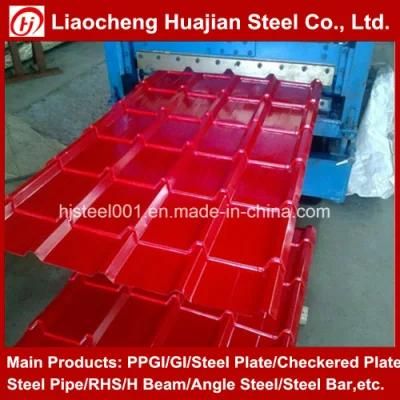 0.40*1219 PPGI Color Roofing Sheets Used in Building Materials