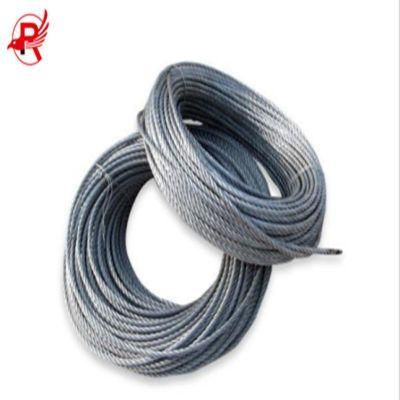 Galvanized Rh Lay Grade 1570 1000m Reel 7.5mm 7 Wire Strand for Rope Galvanized Steel Wire