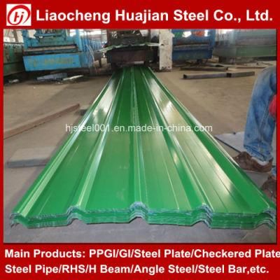 Prepainted Corrugated Galvanized Steel Plate for Roofing Sheet