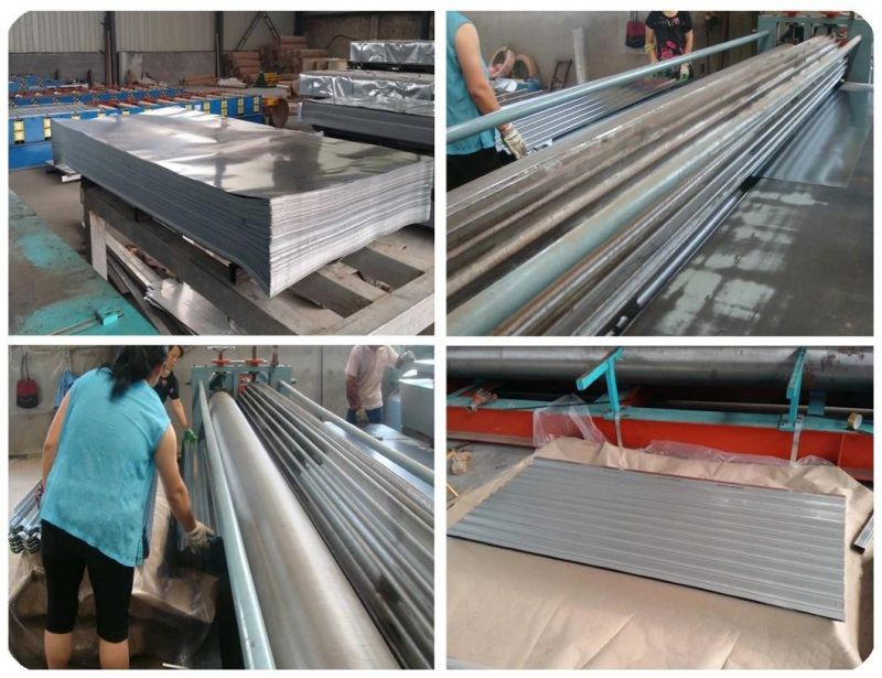 Building Material G90 Z275g Zinc Coated Corrugated Steel Roofing Sheet