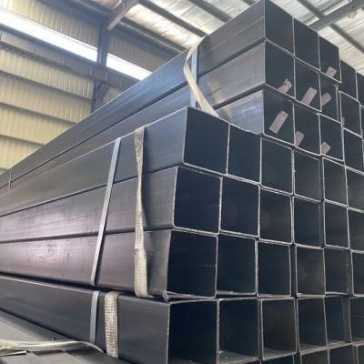 Black Steel Pipe ERW Tube Black Hollow Sections