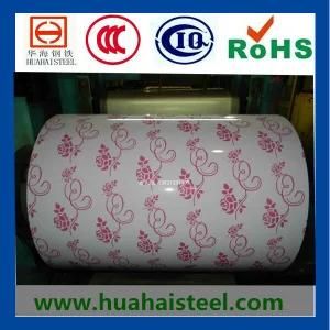 Flower Pattern Design Dx52D High Zinc Galvanized Steel Coil Manufacture