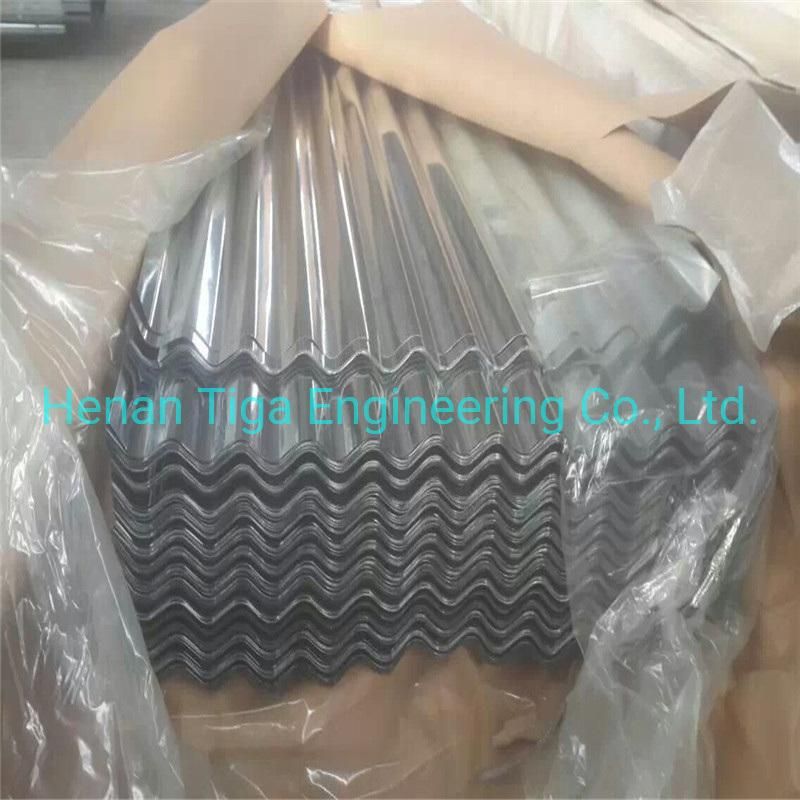 0.12-0.6mm Zinc Coated Zero Regular Spangle Hot Dipped Corrugated Galvanized Roofing Sheet