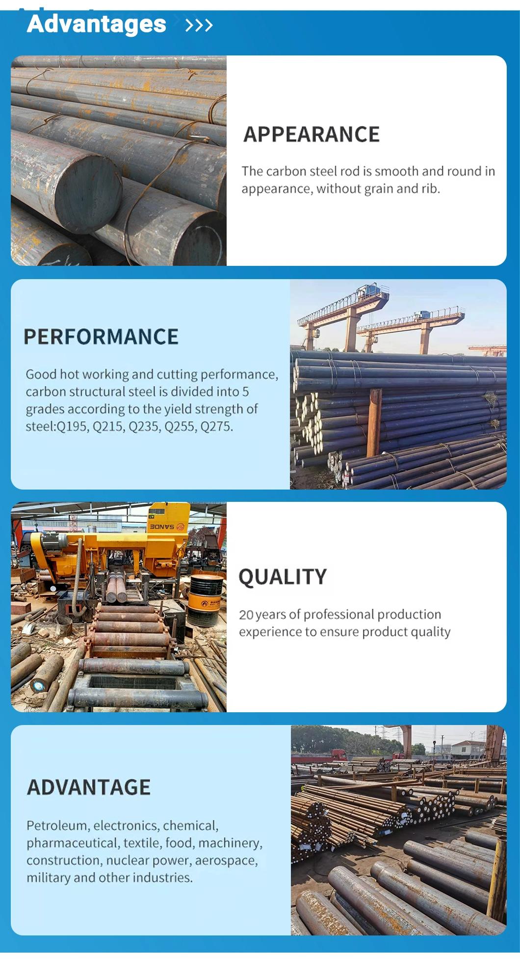 Round Metals Q195, Q235 ASTM A615 Steel Bar Stock Merchant Bar