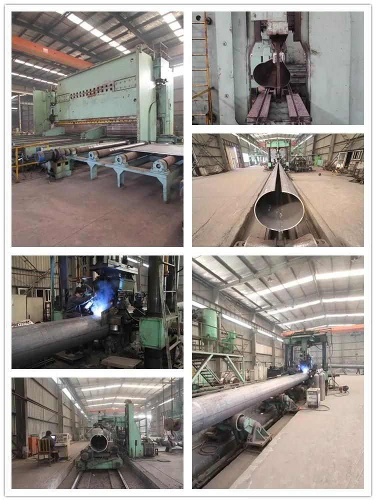 ASTM A36 Steel Pipe 20 Inch Carbon 1000mm Diameter Large LSAW Steel Pipe for Oil and Gas Line