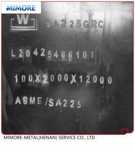 ASTM A225 Boiler and Pressure Vessel Steel Sheets