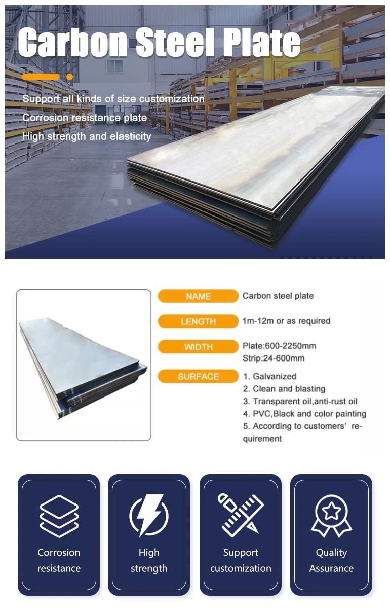 High Quality A36 Hot Rolled Carbon Steel Plate