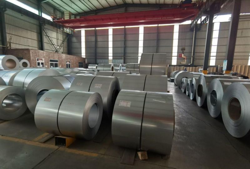 Gi-Spangle zinc coated steel coil