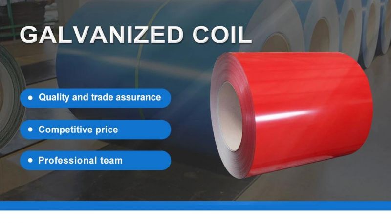 Color Coated Prepainted Galvanized Steel Coil PPGI with Ral Color