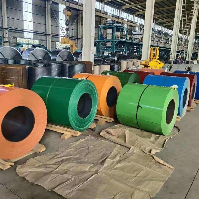 Dx52D Dx53D PPGI Prepainted Galvanized Steel Coil with 6 mm 10 mm
