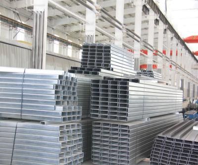 Q235 / Q345 Hot Galvanized C Channel Profile C Section Shaped Purline Steel Channel