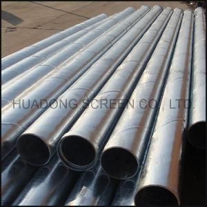 Galvanized Q235 Hot Rolled Spiral Welded Steel Pipe Used as Well Casing