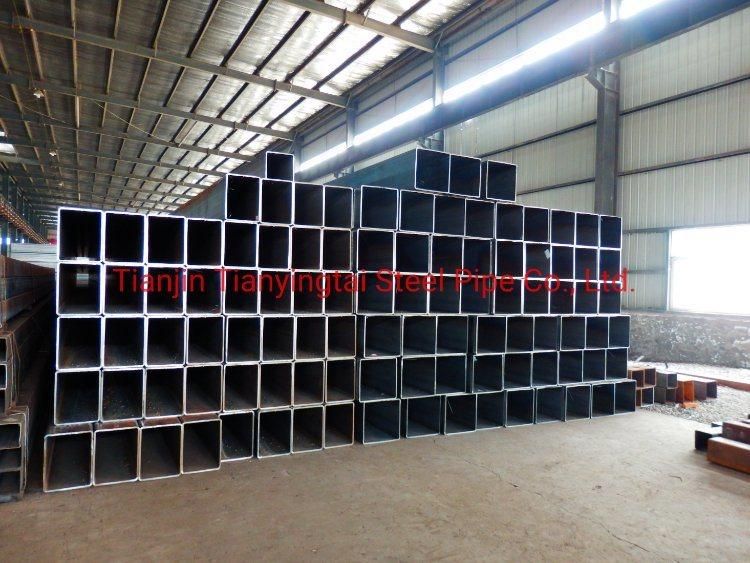 Black Square Tube Q235 Steel Pipe Square Hollow Section