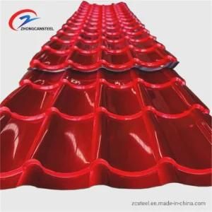 Low Price Colorful PPGI Corrugated Steel Material Sheet/Prepainted Zinc Roofing Steel Sheet
