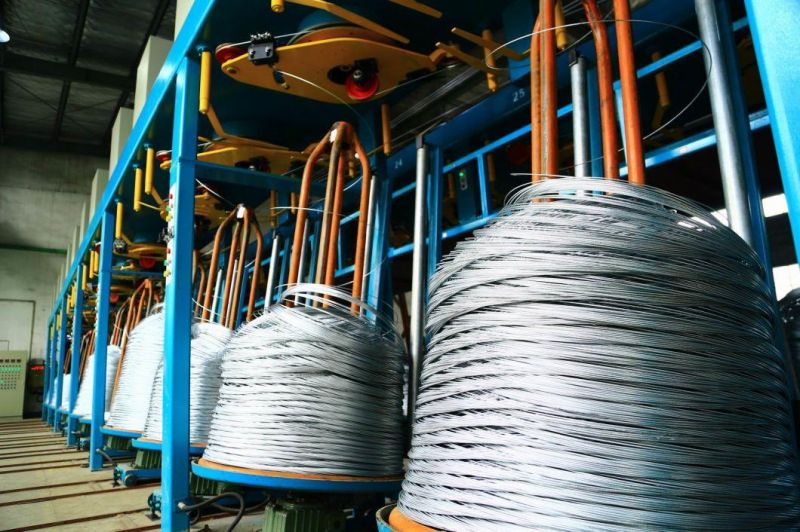 4, 0mm, Type: 6X12 (3+9) +1X12 (3+9) Galvanized Steel Cable of Factory China