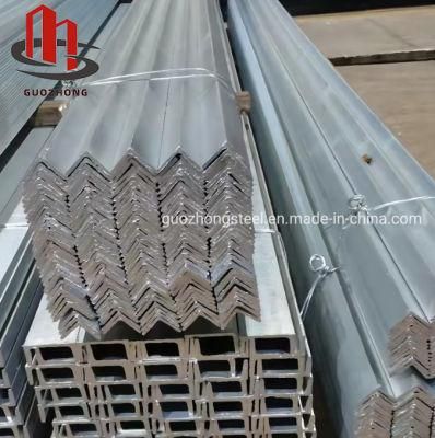 40X40X4mm 100X100X6mm Standard Sizes S235jr S355jo Hot DIP Galvanised Steel Gi Angle Iron Bar