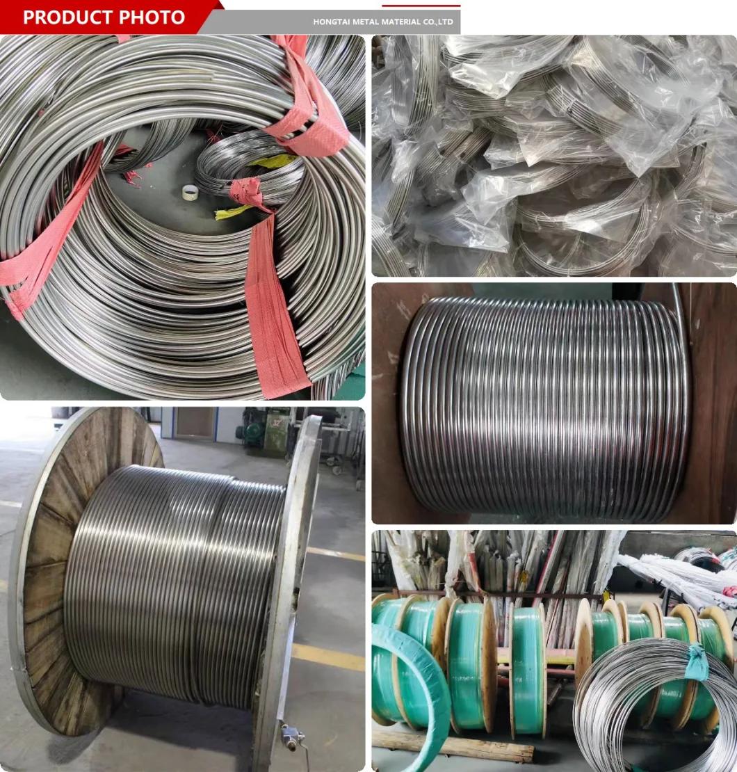 Stainless Steel SS316 or SS304 Welded Coil Tube Metric Size 6mm to 50mm