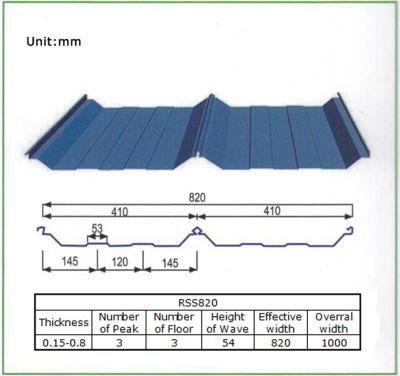 Long Span Color Coated Corrugated Roof Plate