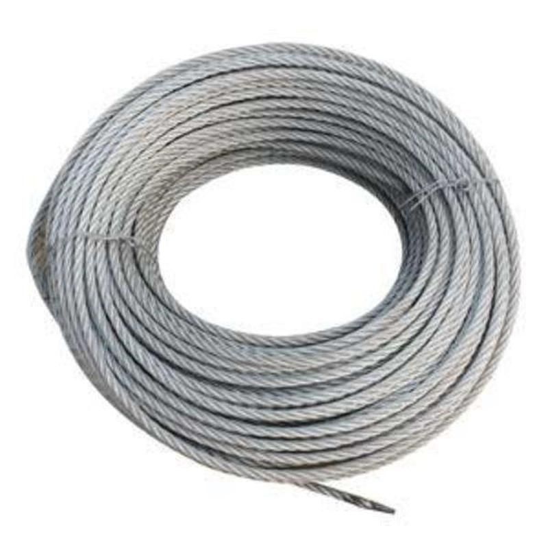 AISI304/316 Steel Wire Rope Stainless 1X19 10mm 12mm 20mm